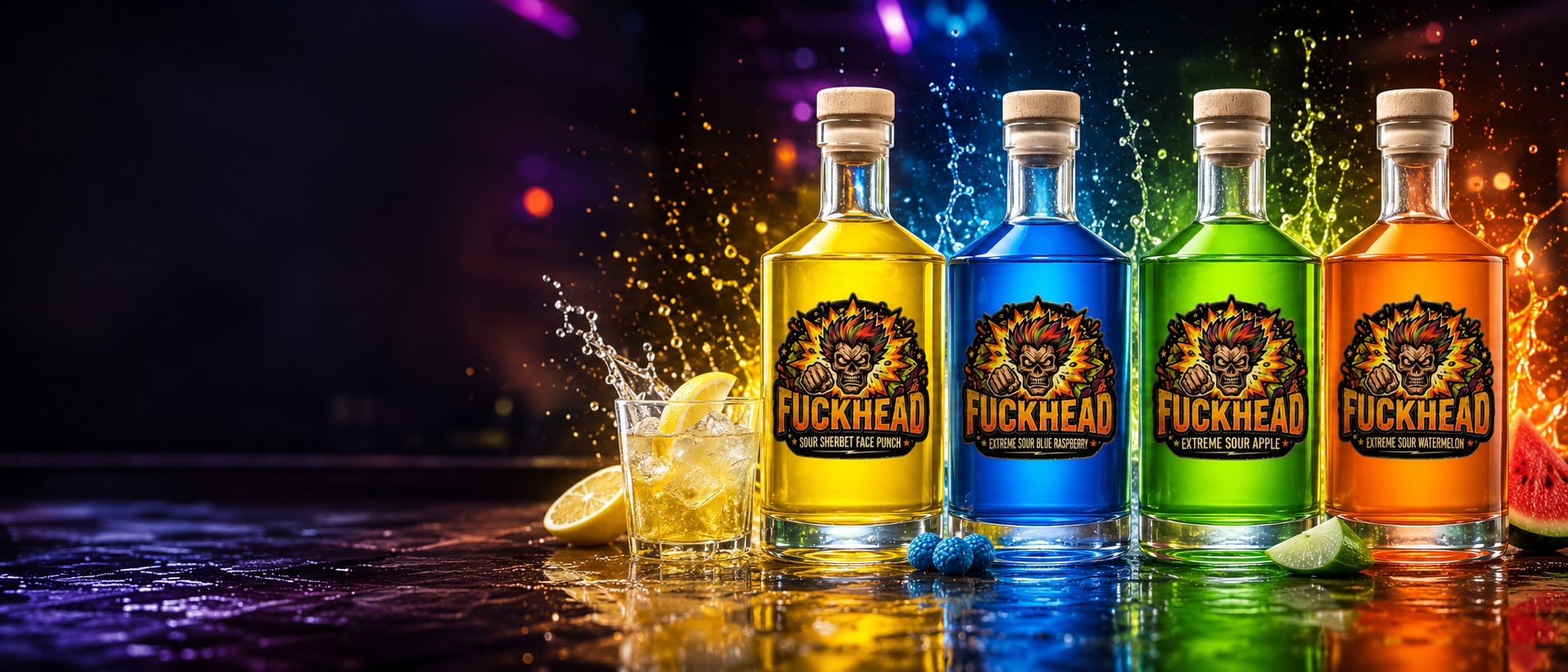 FUCKHEAD Ultra Sour bottles